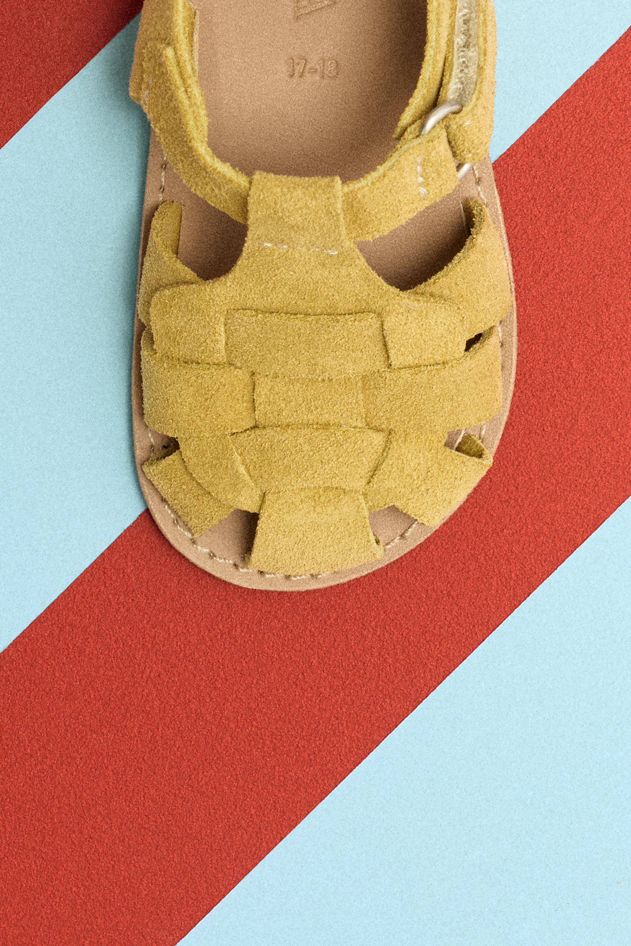 SANDALES STYLE PLAGE EN CUIR